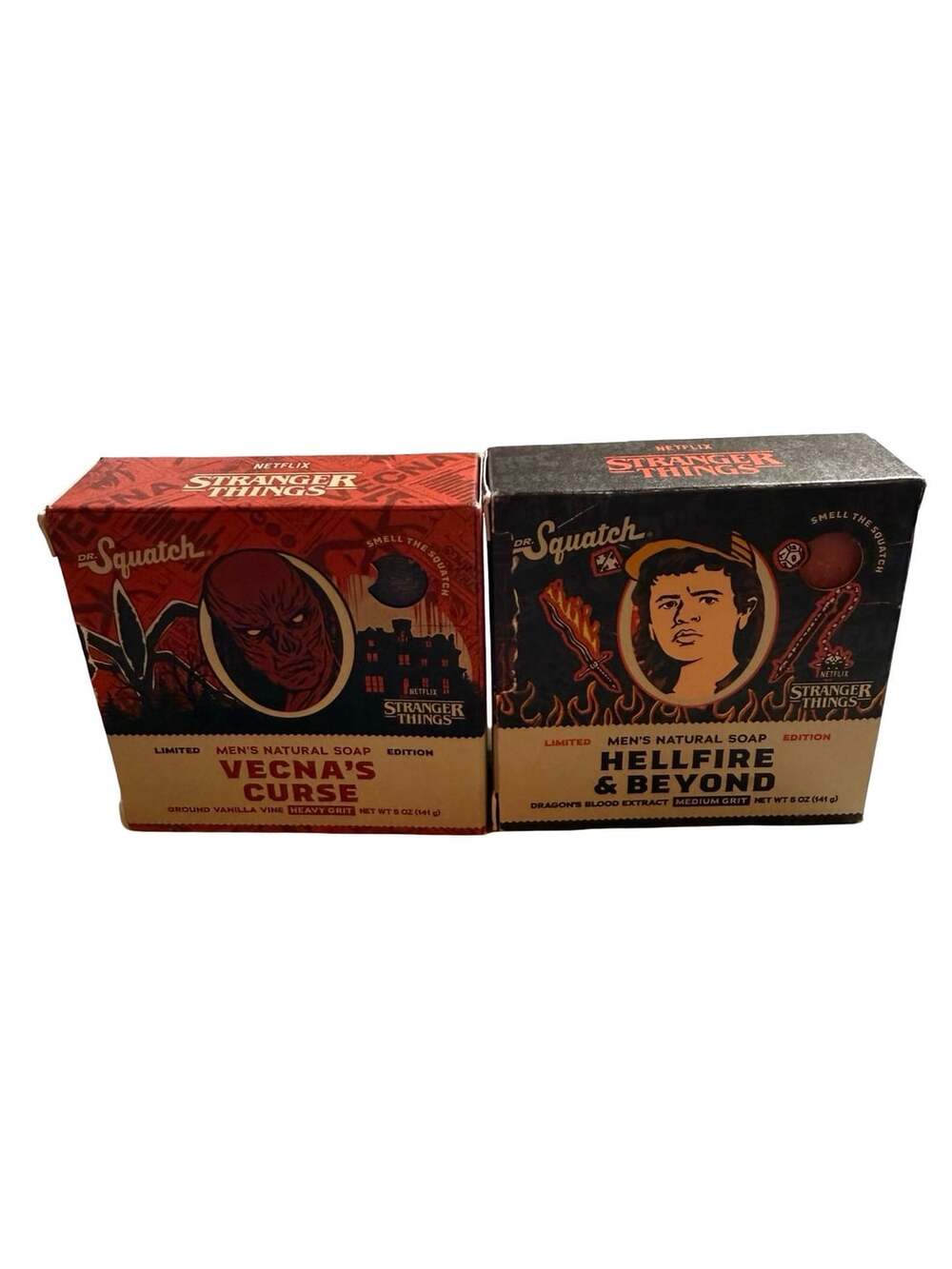 Dr. Squatch Stranger Things Limited Soap Vecna's Curse & Hellfire & Beyond